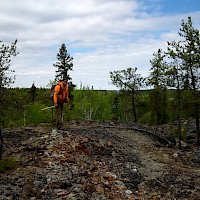 Eastbelt mineralized vein next to former producer Tom Mine
